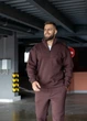 Чоловічий спортивний костюм MonsterBrand утеплений L (50) шоколад - зображення 3