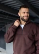 Чоловічий спортивний костюм MonsterBrand утеплений L (50) шоколад - зображення 4