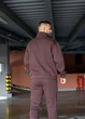 Чоловічий спортивний костюм MonsterBrand утеплений L (50) шоколад - зображення 7