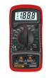 Мультиметр цифровой тестер ANENG AN8205C + термопара + батарейка. Красный - изображение 2