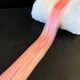 Блестящие нити 120 см для волос персиково-розовый - изображение 3