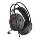 Наушники Borofone игровые проводные микрофон подсветка Thunder BO105 Black (BO105_Black) - изображение 5