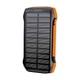 Повербанк з сонячною панеллю 20000mAh Choetech B657 Black PD20W+QC QC3.0 PD3.0 бездротова зарядка (43-00134) - зображення 1