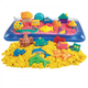 Zestaw Woopie Piasek kinetyczny 0.8 kg + w koszyku z foremkami 54764 (5906280654764) - obraz 3