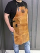 Фартук из натуральной кожи рыжий HollaApron Rust - изображение 3