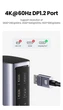 Док-станция UGREEN 12 in 1 Multifunction Docking Station Pro Gray (90325) - изображение 4