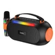 Акустика-караоке HOCO DS64 Cool portable BT speaker with one microphone, BT5.3, TWS, AUX, TF, USB, 30W, 3600mAh, 8h, black - зображення 1