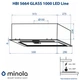 Витяжка повновбудована Minola HBI 5664 BL GLASS 1000 LED Line - изображение 10