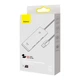 USB-хаб Baseus Lite Series 4-Port USB-A HUB Adapter (USB-A to USB 3.0*4) 25cm White (WKQX030002) - изображение 2
