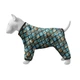 Ветровка для собак WAUDOG Clothes, рисунок "Чешуя", XS25, В 36-38 см, С 26-28 см - изображение 1