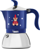 Kawiarka Bialetti Fiammetta Induction Joyful Christmas na 4 filiżanki 200 ml Niebieska (8006363095020) - obraz 1