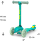 Самокат дитячий Milly Mally 2629 Zapp Scooter М'ятний (5901761124774) - зображення 2