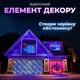 Гірлянда Smart Штора 3×3 м 400 LED з керуванням зі смартфона та пультом, Розумна світлодіодна новорічна завіса із синхронізацією з музикою та 500+ режимами для вікон, стін, фотозон і кімнати, Різнокольоровий - изображение 4