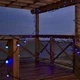Гірлянда Нитка вулична 50 м 500 LED на сонячній батареї IP65, Світлодіодна новорічна гірлянда на чорному проводі без підключення до мережі для дерев, саду, тераси, балкона та альтанки, Синій - зображення 9