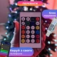 Розумна гірлянда Smart RGB 250 LED з кільцем та 10 нитками по 2,5 м, Новорічна світлодіодна гірлянда від USB з керуванням через смартфон і пульт, синхронізацією з музикою та 500+ режимами світіння, Різнокольоровий - зображення 2