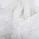 Ткань органза полупрозрачная 25 гр/м2 145 см легкая для платьев, декора, вечерних и карнавальных костюмов молоко м.п. - изображение 2