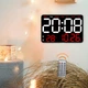 Часы Deepfox DS-6652 LED цифровые электронные настенные/настольные Будильник Дата Температура 27,5х18,3см красный - изображение 1