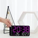 Часы Deepfox DS-6659 LED цифровые электронные настольные/настенные Будильник Дата Температура 21.5х11см фиолетовый - изображение 15