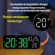 Настільний електронний годинник Deepfox YX-2811 LED годинник з термометром подвійним будильником регулюванням яскравості USB живленням цифровий годинник для спальні офісу дому настільний дисплей з датою таймером та функцією snooze - изображение 7