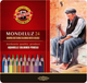 Олівці кольорові акварельні Koh-i-Noor Mondeluz 24 кольора у металевій упаковці 3724 (8593539006084) - зображення 3