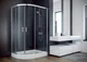 Душова асиметрична кабіна L/R Modern 100x80x185 матова Besco - зображення 1