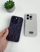 Чехол Swarovski для iPhone 13 серебристый противоударный защитный аксессуар для защиты и украшения - изображение 6