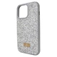 Чехол Swarovski для iPhone 13 серебристый противоударный защитный аксессуар для защиты и украшения - изображение 1