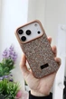 Чехол Swarovski для iPhone 13 серебристый противоударный защитный аксессуар для защиты и украшения - изображение 9