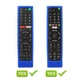 Силиконовый чехол Sikai для пульта телевизора ДУ Sony RM-ED050 RMT-TX200C RMT-TX100D RM-ED053 RM-ED060 RM-ED046 TX300C Black - изображение 2