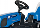Traktor na pedałach Rolly Toys Kid Landini z przyczepą Niebieski (4006485011841) - obraz 3