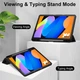 Чехол Tri-fold Clear Acrylic Lenovo Idea Tab 11" TB336FU, ZU / Tab K11 2nd Gen / Xiaoxin Pad 2025 с местом для стилуса Черный - изображение 6