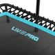 Фитнес батут для джампинга шестиугольный с ручкой LiveUp d-135 см черный-синий LP8251 - изображение 8