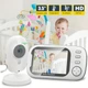 HD Відеоняня 720P з екраном 3.5" (8.89 см) — нічне бачення, двосторонній зв’язок, датчик температури, 8 колискових, до 274 м - зображення 10