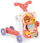 Ходунки Huanger HE0817 by Multistore EcoToys 4 в 1 Товкач Навчальний столик Самокат Толокар (5905817000074) - зображення 5