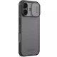 Чехол панель карбованый Nillkin CamShield Pro для Apple iPhone 17 (6.3") Transparent black - изображение 1