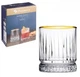 Набор стаканов для виски Elysia Golden touch 355мл 4шт Pasabahce 520004G-6 - изображение 1