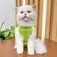 Одяг для котів після операції Holley Light Green M - изображение 4