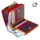 Гаманець жіночий Visconti RB53 Hawaii с RFID (Orange Multi) - изображение 4