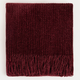 Koc Homla Chenille szenilowy burgundowy 130 x 170 cm (5906496749148) - obraz 1