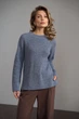 Женский джемпер 2844 ТМ Triko Bakh 46-48 джинс (2844_jeans_1) - изображение 7