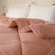 Одеяло MirSon зимнее Полуторный 140x205 см Шерстяное Супер Теплое №1737 Eco Light Coral (2200003710328) - изображение 5