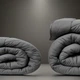 Одеяло MirSon зимнее Евро 220x240 см Шелковое Супер Теплое №9003 Eco Light Gray (2200005993521) - изображение 9