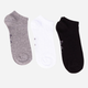 Набір жіночих шкарпеток коротких бавовняних Lee Cooper Snesocks 735 Сірий/Білий/Чорний (5906598069533) - зображення 1