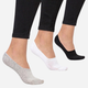 Набір жіночих слідів бавовняних Lee Cooper Invsocks 1802 Сірий/Білий/Чорний (5906598013581) - зображення 1
