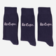 Набір чоловічих шкарпеток високих бавовняних Lee Cooper Anksocks 726 Темно-синій (5906598069274) - зображення 2