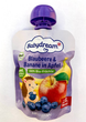 Пюре Babydream черника-банан-яблоко для детей от 6 месяцев, 90 г - изображение 1