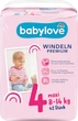 Подгузники Babylove premium 4 (8-14кг) 42шт - изображение 1
