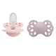 Пустушка BIBS Infinity Silicone Symmetrical (симетрична) – Blossom/Dusky Lilac (2шт в упаковці) 0-6міс. - зображення 1