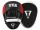 Лапи TITLE Aerovent® Excel Incredi-Mitts 2.0 один розмір чорний/червоний (4309) - изображение 1
