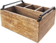 Підставка для столових приборів Orion Mango дерев’яна 25 x 13 x 19.5 см (8592381192990) - зображення 2